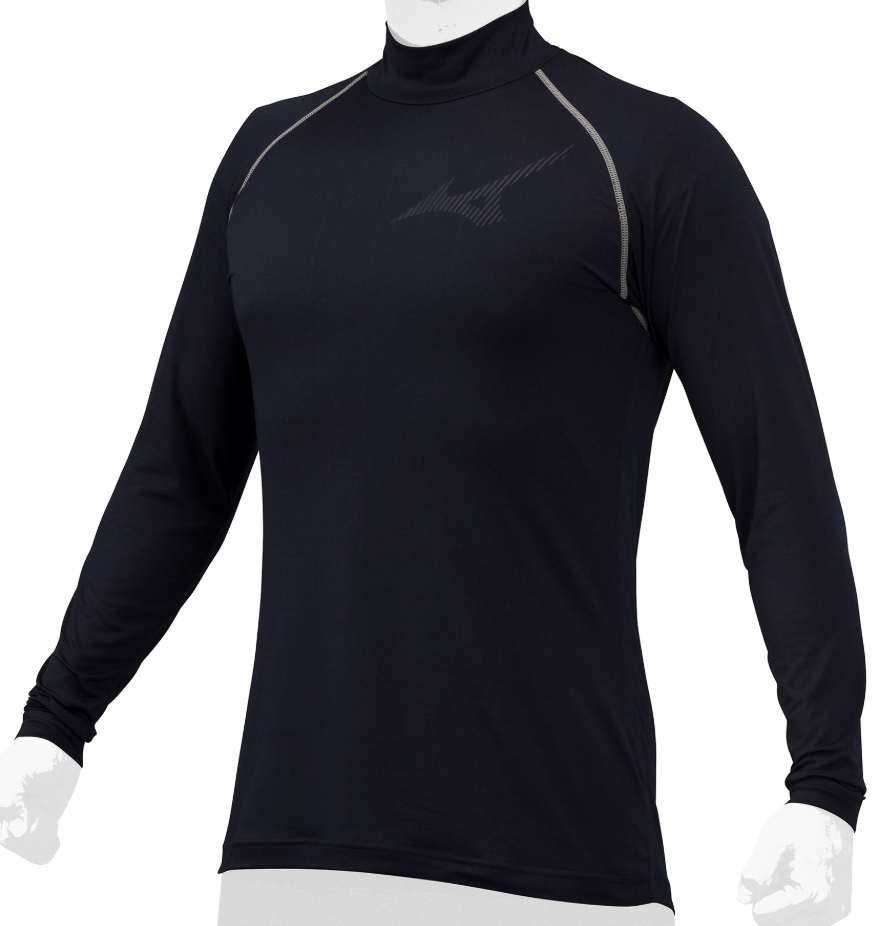 ミズノ 裏起毛アンダーハイネック長袖 12JA2P1214