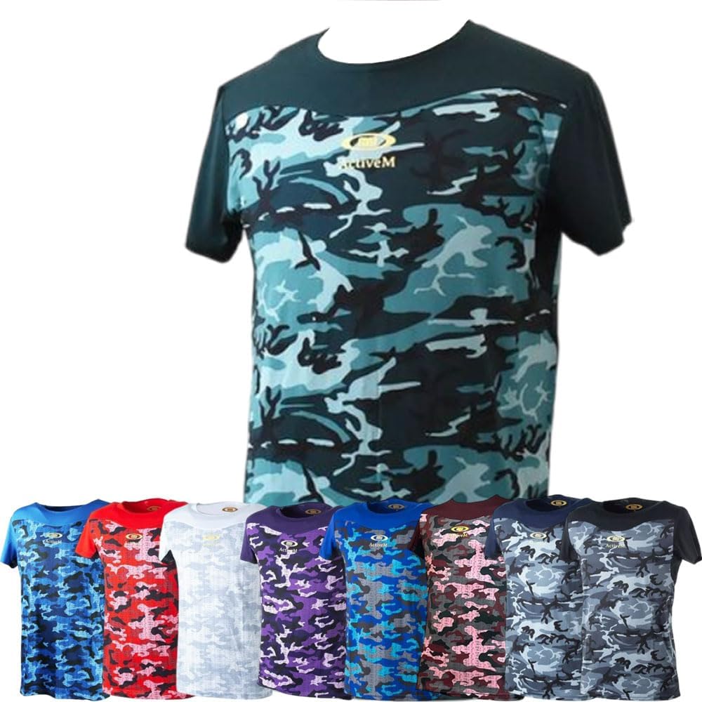 アクティブーム カモ柄半袖インナー 01