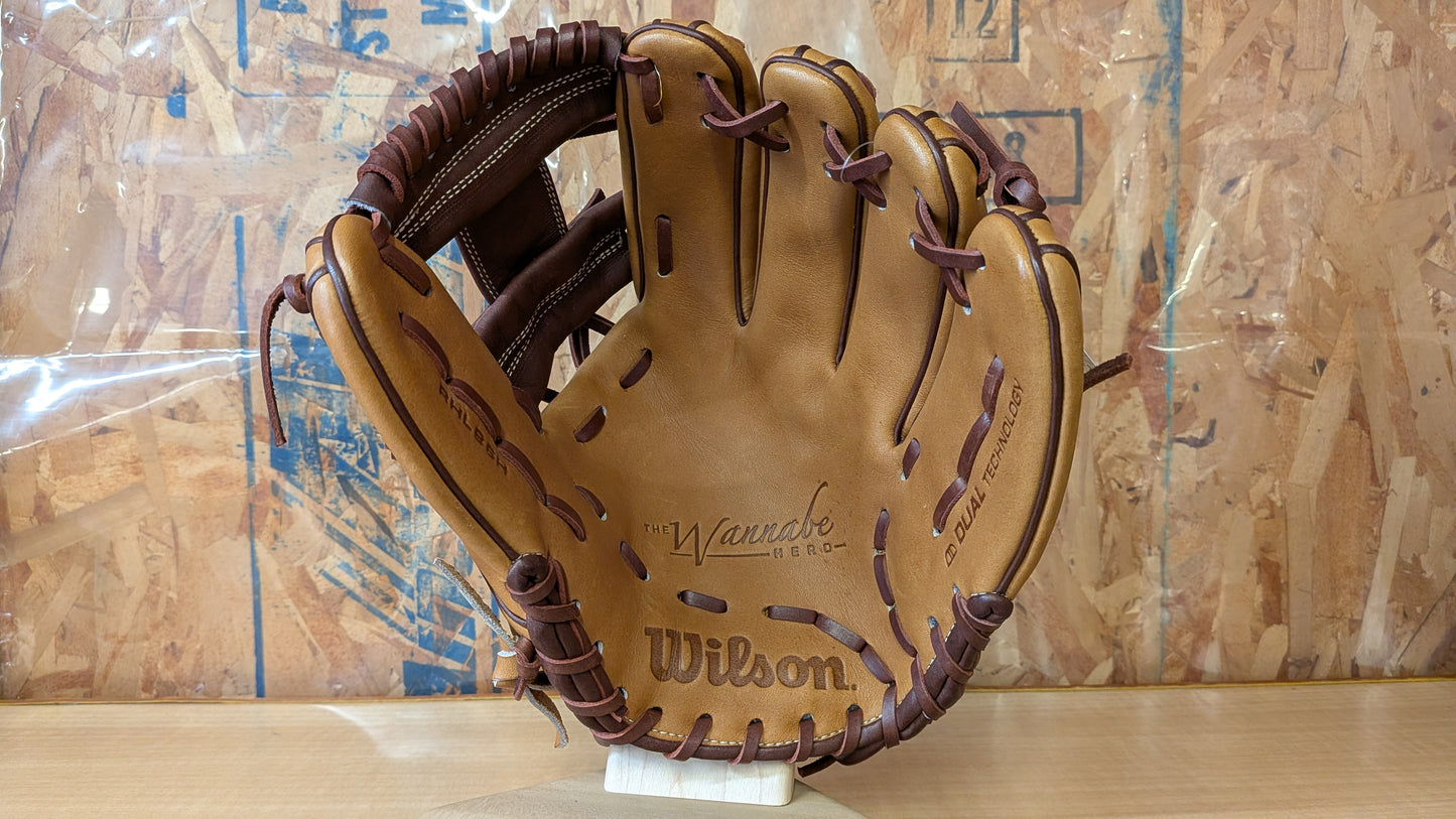 Wilson Soft Baseball Glove, Infielder's, Model 86, Limited Edition, Wannabe Hero