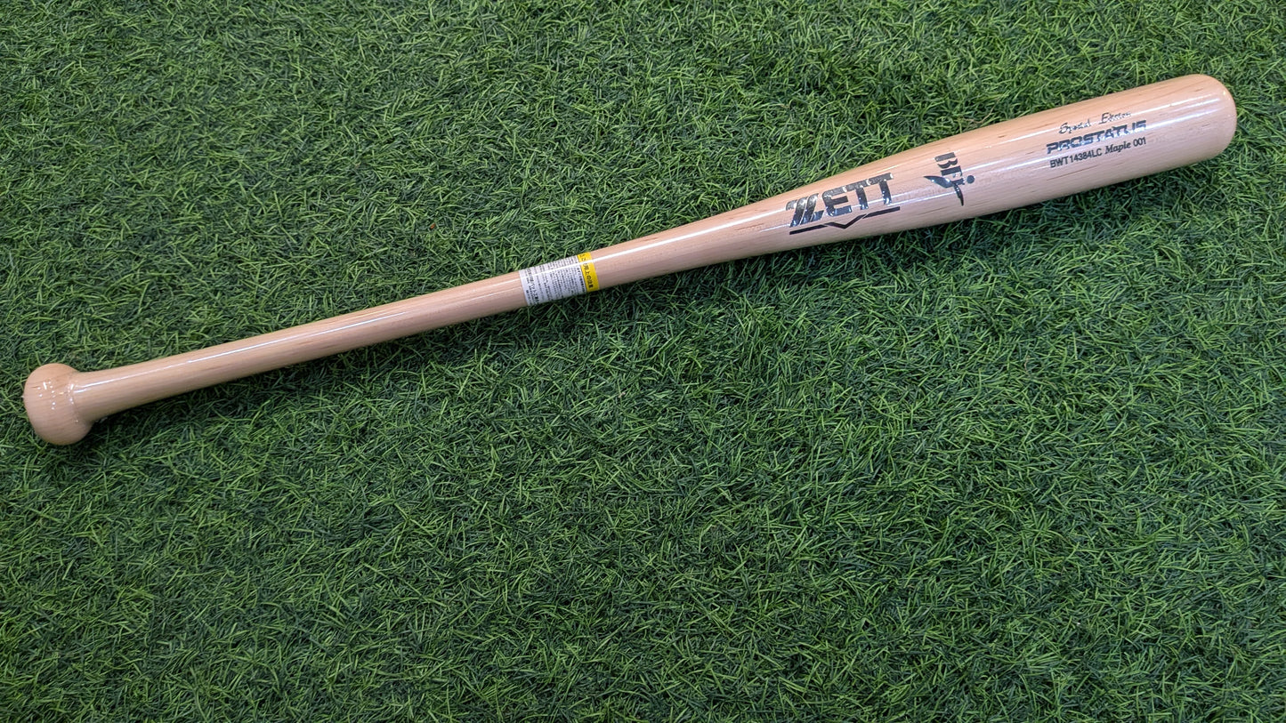 ZETT Pro Status Hardwood Bat, Maple, BWT14384LC, 1200KB