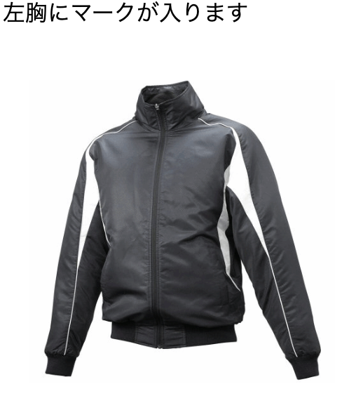 【オールブラックス】グランドコートジュニア用 SSK BWG2558J