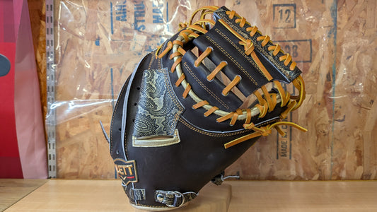 ZETT Pro Status Soft Baseball Catcher's Mitt ZDP25 LH BRCB32522T 3753