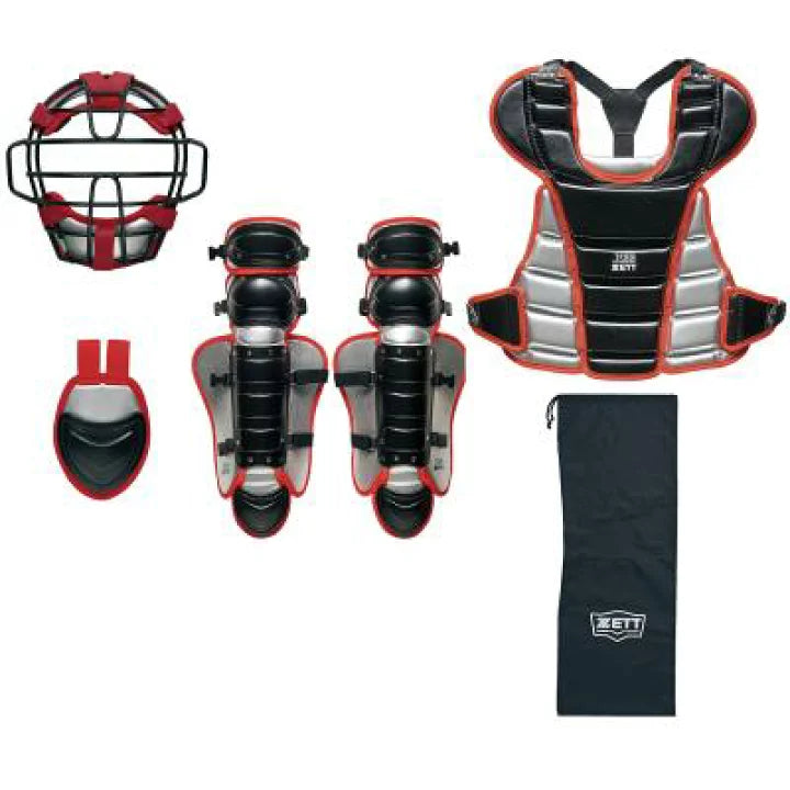 ZETT Youth Softball/Rubber Softball Catcher's Gear 4-Piece Set (BL8330A 1913)
