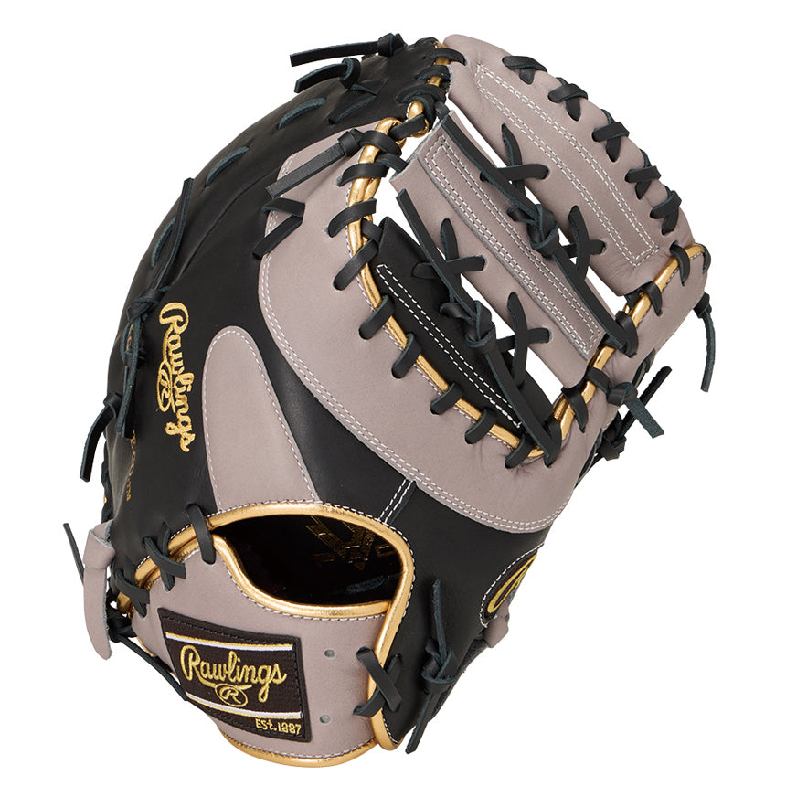 ローリングス GJ6FHTCM3W ブラック×グレー 右投げ用 背面