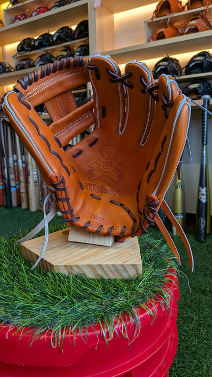 ウィルソン 硬式グラブ DUALキップ Wilson Staff 1975　WBW104688　Tオレンジ LH