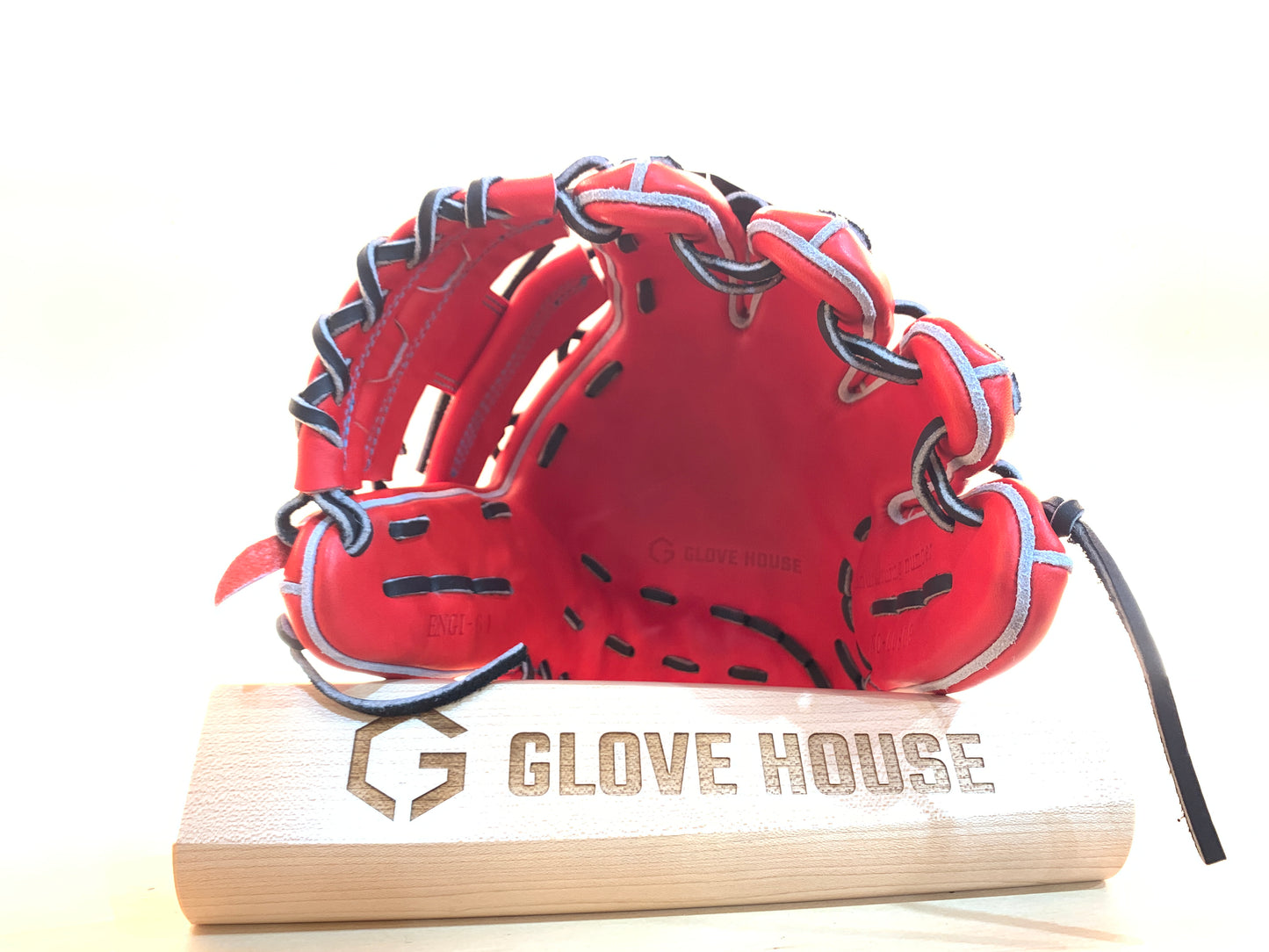 Sato Glove Studio x Glove House Collaboration Glove "En" Hardball Glove ENGI61 Infielder's Glove, Reddish Orange, Made to Order (2-3 Months)